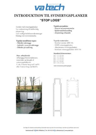 Stop Logs Brochure