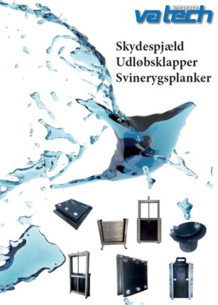 Vatech brochure om skydespjæld m.m.