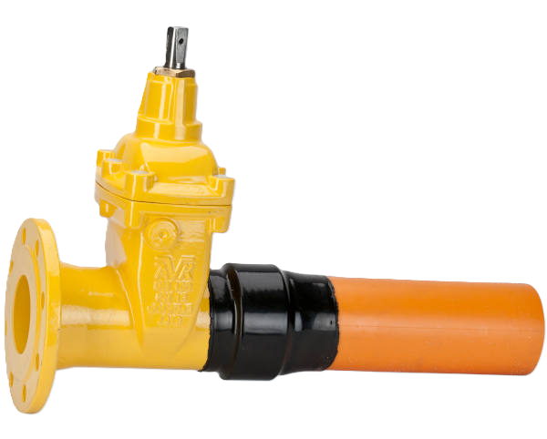 Vatech nr. 142890.0xx AVK skydeventil med PE-ende og flange − PE100.